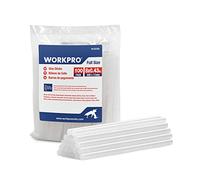 WORKPRO 100 bastoncini di colla calda 200 x 11 mm, bastoncini di colla trasparenti universali per pistola a colla calda, ideali per fai da te, artigianato, tempo libero
