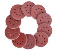 WORKPRO 150 Pezzi Dischi Abrasivi 125mm, Carta Vetrata per Legno con 8 Fori, Gra