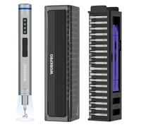 WORKPRO 42 IN 1 Set di Cacciaviti Elettrici con Custodia Magnetica, 36 Punte S2, Scatola Magnetica, Ricarica Type-C, Ideale per Riparazioni Precise di Telefono, Orologio e Macchina Fotografica