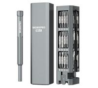 WORKPRO 60 IN 1 Set Cacciaviti Precisione Magnetico Portatile, Mini Cacciavite con Custodia Magnetica, POP UP Design, Barra di Leva, Pinzetta, Kit di Riparazione per Cellulare, Telecamera, Occhiali
