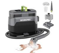 WORKPRO Aspirapolvere Lavatapetti e Lavatappezzeria, 16 kPa Pulitore a Vapore per Divani, 4 Modalità di Pulizia, Accessori Multipli, Pulitore Portatile per Macchie di Animali, Divano, Auto, Tappeto