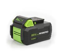 WORKPRO Batterie 20V 4,0Ah, Compatibile SOLO con i Prodotti WORKPRO, Comoda e Compatta