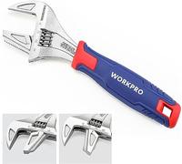 WORKPRO Chiave Regolabile 2 in 1, Chiave a Rullino 200mm