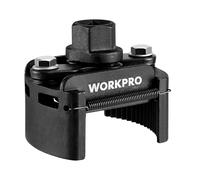 WORKPRO Chiave Regolabile per Filtri dell'Olio con Bloccaggio Automatico a Molla, Set per la Sostituzione dei Filtri dell'Olio, Ideale per Filtri Motore, Condotti e Raccordi