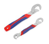 WORKPRO Chiavi Regolabili a Rullino 2 Pezzi, Chiavi Inglesi Multifunzionali 280mm e 210mm in Cromo Vanadio con Impugnatura Ergonomica