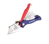 WORKPRO Coltello Cutter Multifunzione Taglierino Tascabile con Cambio Rapido 5PC Lame di Ricambio