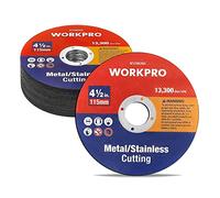 WORKPRO Dischi da Taglio, 20 Pezzi Dischi da Taglio in Metallo e Acciaio Inossidabile, 115 X 1,2 X 22,2mm, per Smerigliatrici Angolari