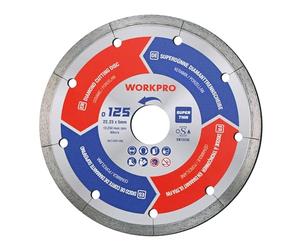 WORKPRO Dischi Diamantati 125mm, Disco Diamantato Ultra Sottile per Taglio di Piastrelle, Gres Porcellanato e Ceramica