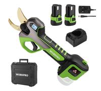 WORKPRO Forbici Potatura a Batteria 12V con motore brushless Forbici Potatura