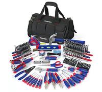 WORKPRO Kit di strumenti per la riparazione della casa da 322 pezzi con borsa portante - strumenti per la mano di base per la casa