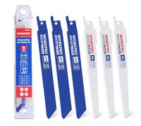 WORKPRO Lame per Sega Universale, 6 Pezzi BIM 14/18/24/6 TPI