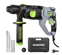 WORKPRO Martello Perforatore 1050W, SDS Plus Mandrino, 4 Funzioni