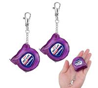 WORKPRO Metro a nastro portachiavi da 2 m, viola, confezione da 2