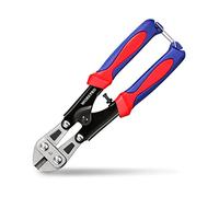 WORKPRO Mini tagliabulloni da 200 mm, in acciaio Cr-V resistente, tagliacavi a molla, con impugnatura morbida antiscivolo