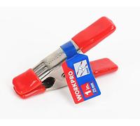 WORKPRO Morsetto a molla in acciaio, resistente, 2,5 cm, con punte e manici rivestiti in PVC, confezione da 1, W032006WE