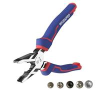 WORKPRO Pinza Combinata da 200 mm, Cr-V Pinza Universale a Leva Elevata con Taglierina ed Estrattore per Viti, per Rimuovere Rapidamente Elementi di Fissaggio Danneggiati o Arrugginiti