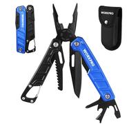 WORKPRO Pinza Multiuso, Pinza Multiuso con Coltello, Cacciavite, 11 in 1 Pinza T