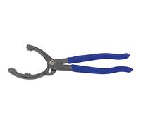 WORKPRO Pinza per filtro dell'olio, struttura in acciaio al carbonio con impugnatura morbida e confortevole, adatta a diametri del filtro da 2-3/4" - 4-1/2", (1 confezione) (W114002)