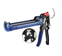 WORKPRO Pistola per Calafataggio Silicone in Metallo con 2 Modalità di Rapporto