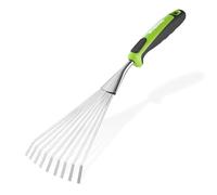 WORKPRO Rastrello a Mano 41 cm per Foglie, 9 Denti