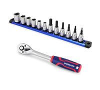 WORKPRO Set a Bussola e Cricchetto da 14 Pezzi