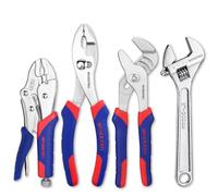 WORKPRO Set di 4 pinze per giunti e chiavi regolabili Start Maintenance Tool Kit 4 pezzi rosso blu