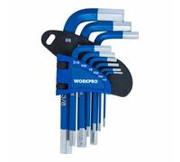 WORKPRO Set di chiavi a brugola 9 pezzi