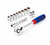 WorkPro WP202558 Kit di chiavi a bussola metrico 12 parti