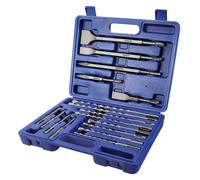 WORKPRO Set di Punte e Scalpelli SDS Plus da 17 Pezzi, Accessori per Trapano a P