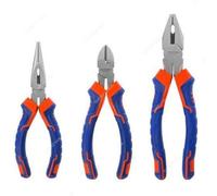 Workpro Set Pinze 3 Pezzi 150 & 200mm Taglio Laterale Becchi Lungo WP201007