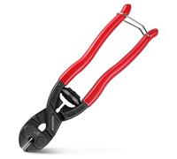 WORKPRO Tagliabulloni da 200 mm, in Acciaio Cr-V, Leva più Efficiente e Apertura Regolabile, Tagliacavi a Molla con Impugnatura Morbida Antiscivolo