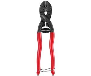 WORKPRO Tagliabulloni da 200 mm, in Acciaio Cr-V, Leva più Efficiente e Apertura Regolabile, Tagliacavi a Molla con Impugnatura Morbida Antiscivolo