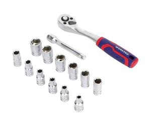 WorkPro WP202584 Kit inserti a bussola metrico 14 parti