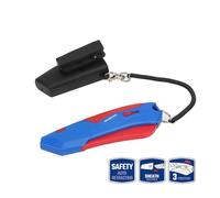 WorkPro WP213010 - Taglierino con blocco automatico retrattile con gancio per cintura + 3 lame di ricambio