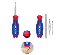 WORKPRO WP221046 6-IN-1 - Set di cacciaviti multifunzione professionali con punta variabile