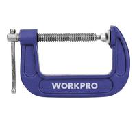 WorkPro WP232018 morsetto a C da 75 mm Apertura (max.):75 mm Dimensione del p
