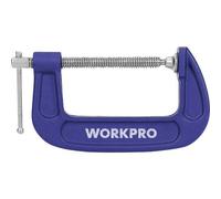 WorkPro WP232019 morsetto a C da 100 mm Apertura (max.):100 mm Dimensione del