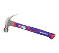 WorkPro WP241012 Martello da carpentiere manico ergonomico, duro 560 g 1 pz.