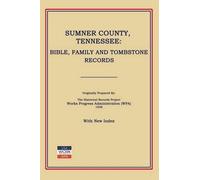 Works Progress Administration Sumner County, Tennessee (Tascabile)