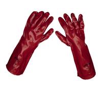 Worksafe 9114 Rosso PVC Guanti 450mm - Paio