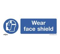 Worksafe SS55V10 Sicurezza Segno Wear Face Protezione - Vinile Autoadesivo -