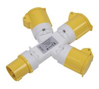 Sealey 2P+E 3-Way Adattatore 110V WSTWA