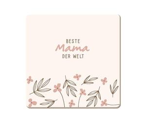 Workshop grafico divertente sottobicchiere in sughero | Migliore mamma del mondo