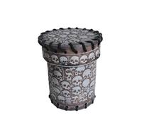 Workshop Macabre realizzato in vera pelle, robusto ed elegante bicchiere per dad