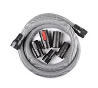 WORKSHOP Wet/Dry Vacs Accessori per aspirapolvere, 4,5 cm x 3,5 m, per impieghi gravosi WS17823A, tubo per vuoto umido e asciutto per aspirapolvere da negozio bagnato