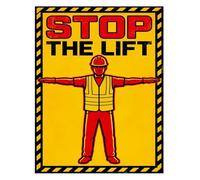 Worksite Poster Stop The Lift Command for Signal Training