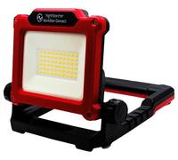 Workstar Collegamento Portatile LED Luce da Lavoro, 3000lm, IP54, Rosso -