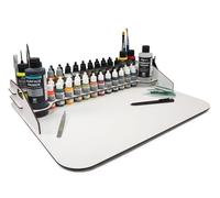 Workstation Acrylic Color Paint Postazione Lavoro Colori Pennelli 50 cm. 26013