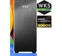 Workstation computer wks154 amd threadripper 9960x (24 core),32gb d...
