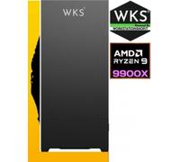 Workstation computer wks222 amd ryzen 9 9900x (12 core),32gb ddr5,s...